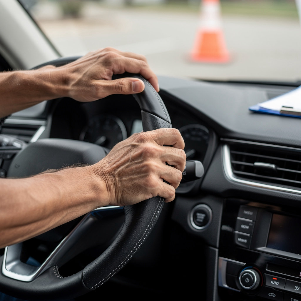 GUNDERSEN DRIVING SCHOOL instructor providing patient driving lessons in Goleta, CA